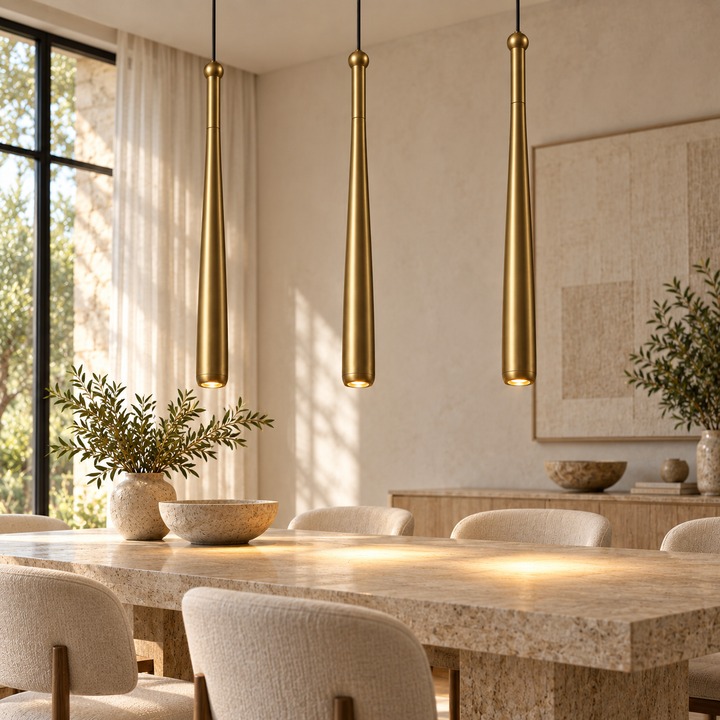 Slim Cone Pendant Light