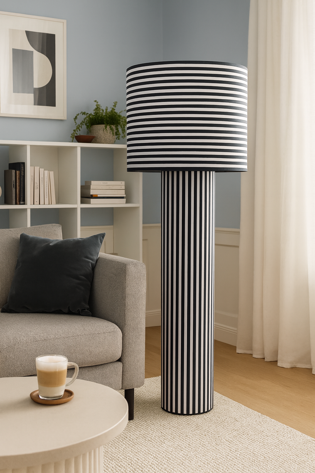 Striped Modern Floor light