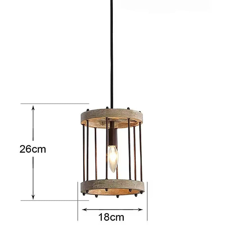 Rustic Cage Pendant Light