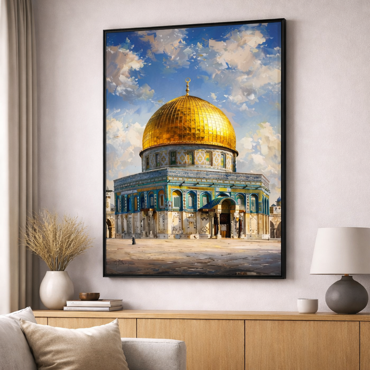 Dome of the Rock Sacred Canvas Art