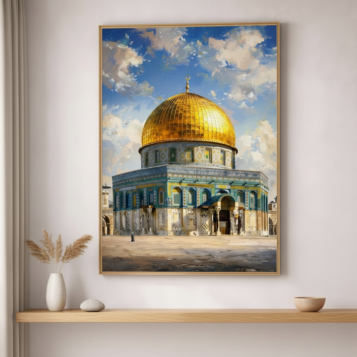Dome of the Rock Sacred Canvas Art