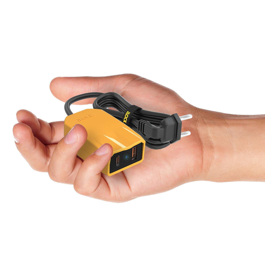 Mini ChargerMini Charger | Dual Port (Type-C & Type-A) | Fast ChargingFast Charger with USB-C and USB-A Ports | Up to 20W Output


USB-C and USB-A ports for fast charging up to 20W total


Built-in LED light for ease of use in low-lighMobile AccessoriesWadi Home