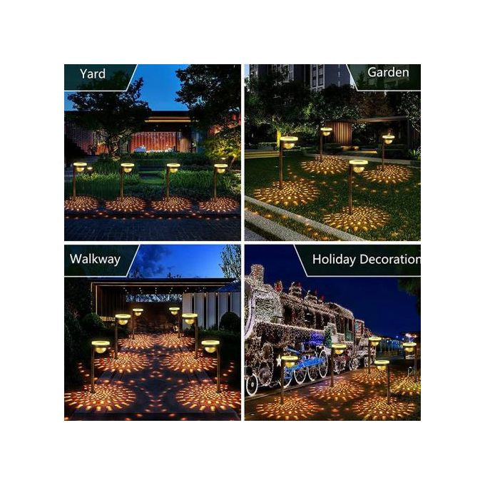 Solar Outdoor Light Set – Stake and Wall-Mounted
