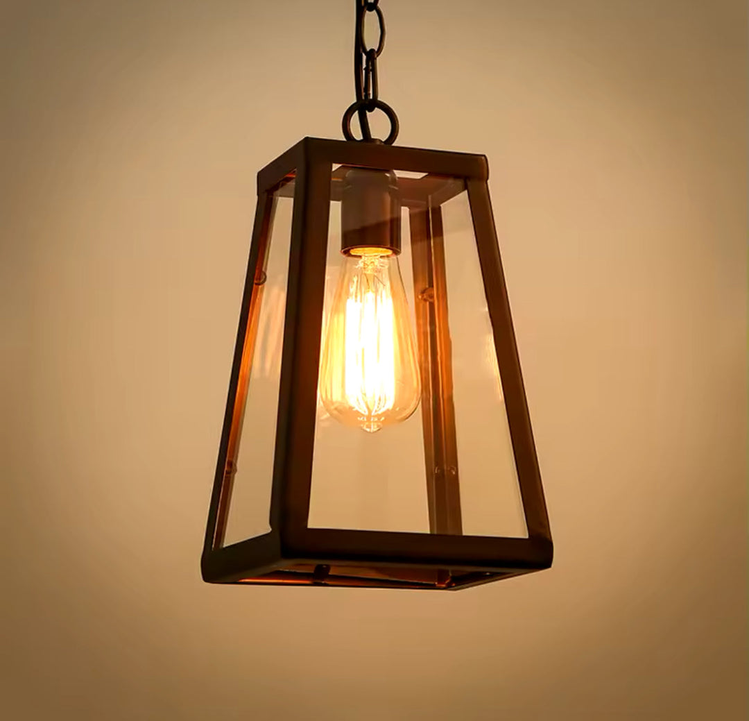 Vintage Industrial Hanging Lantern Pendant Light