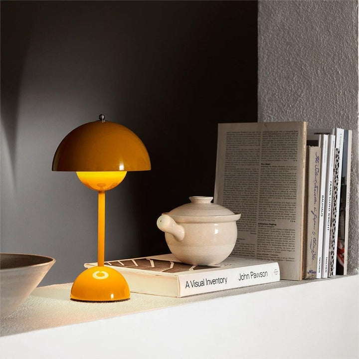 🍄 Modern Mushroom Dome RECHARGEABLE Table Lamp – Retro Charm Meets Contemporary Style