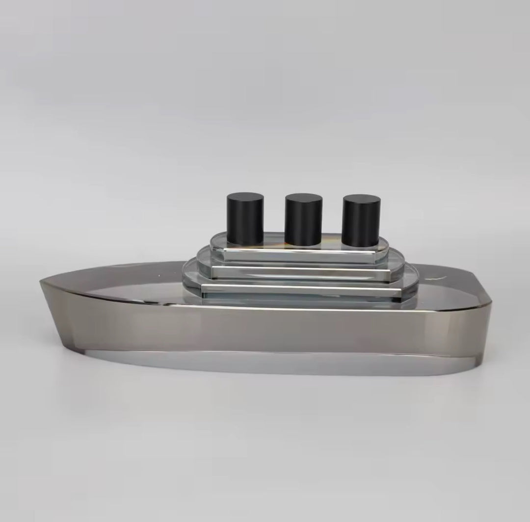 Modern Metallic Ship Decor