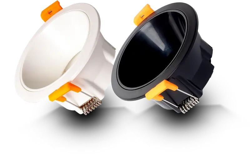 Recessed LED Ceiling Spotlight Round Plastic