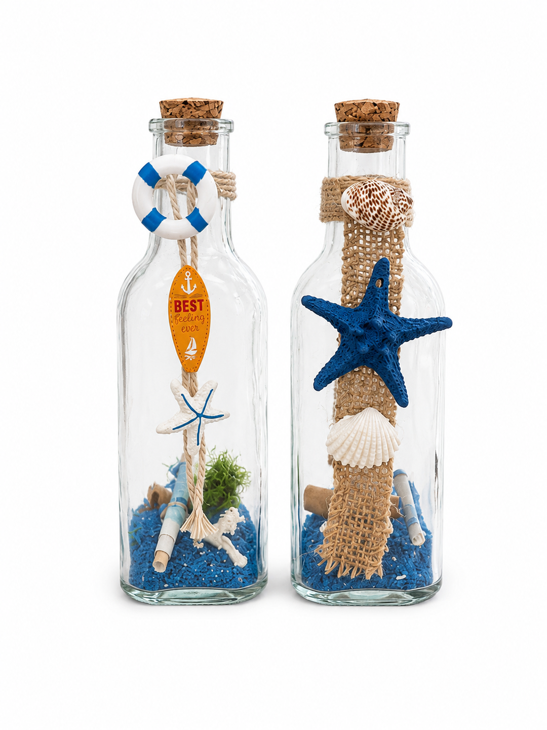 Coastal Message Bottle Set of 2
