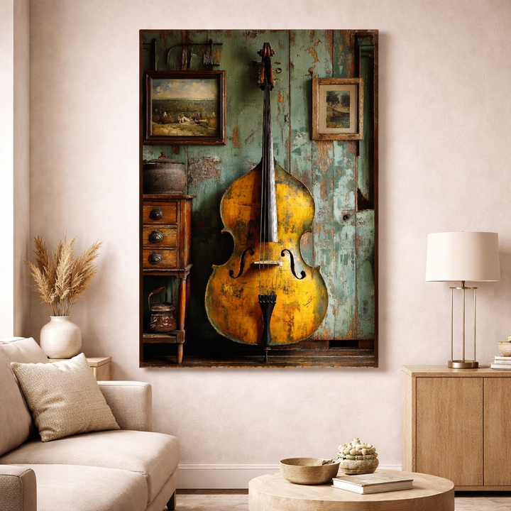 Vintage Cello Canvas