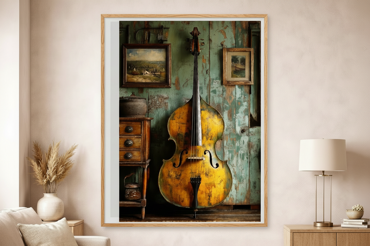 Vintage Cello Canvas