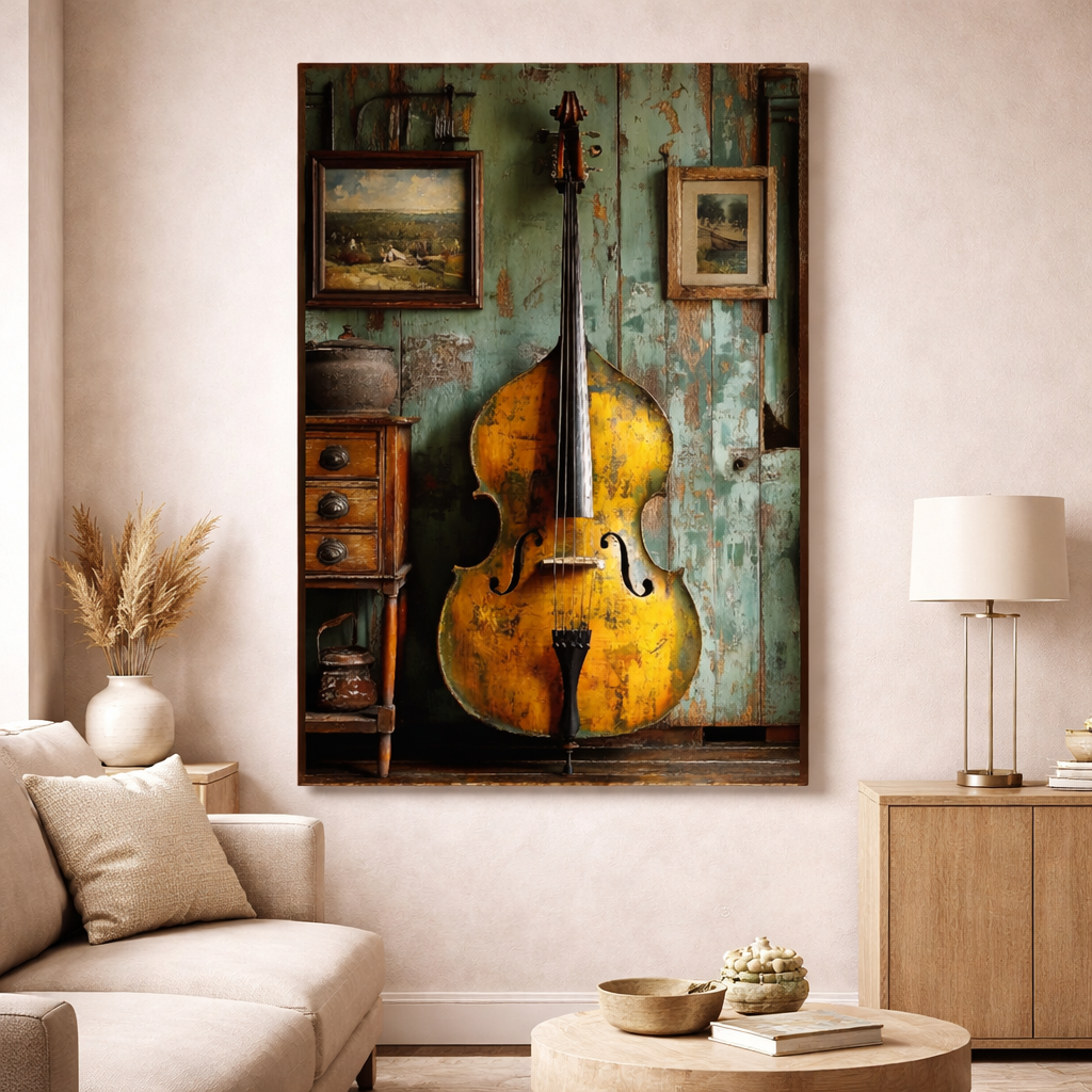 Vintage Cello Canvas