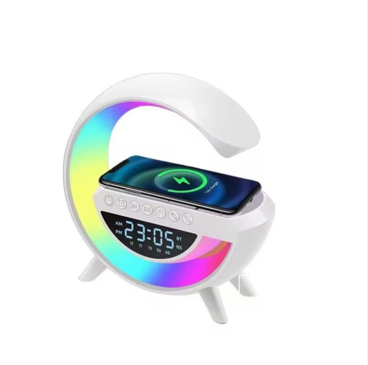 LED Smart Alarm Clock with Wireless Charging