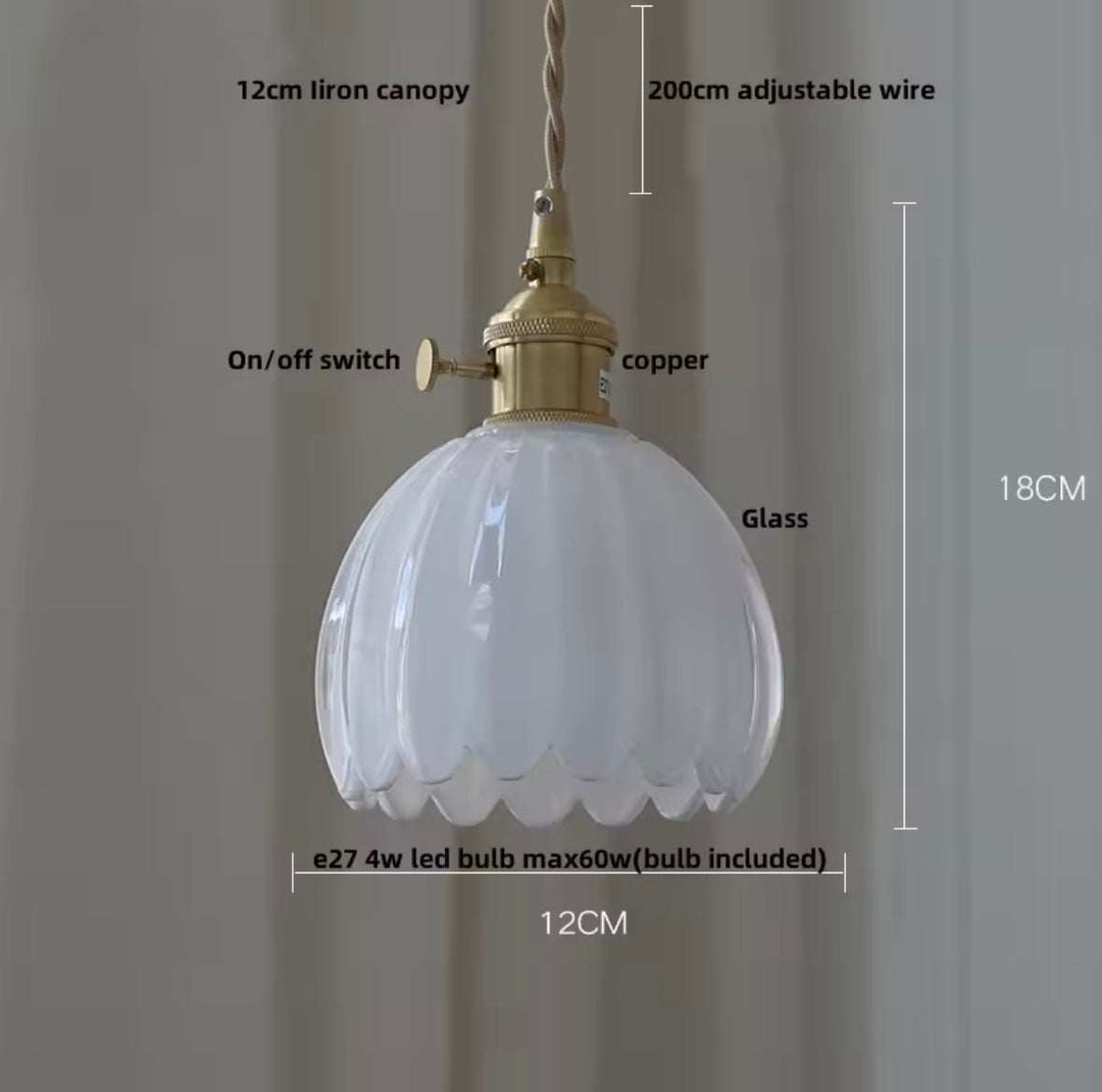 Antique-Style Glass Pendant