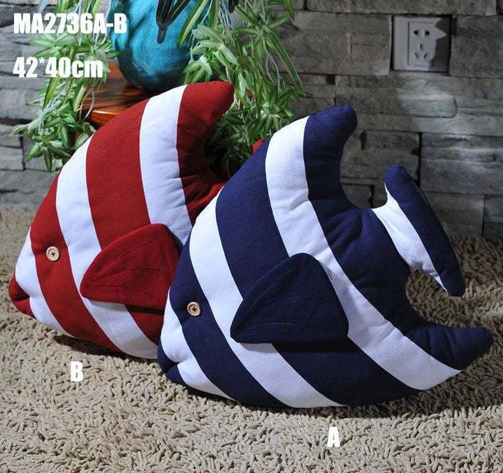 Striped Fish Cushion