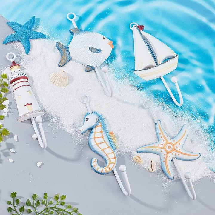 Nautical Wall Hooks Set of 3