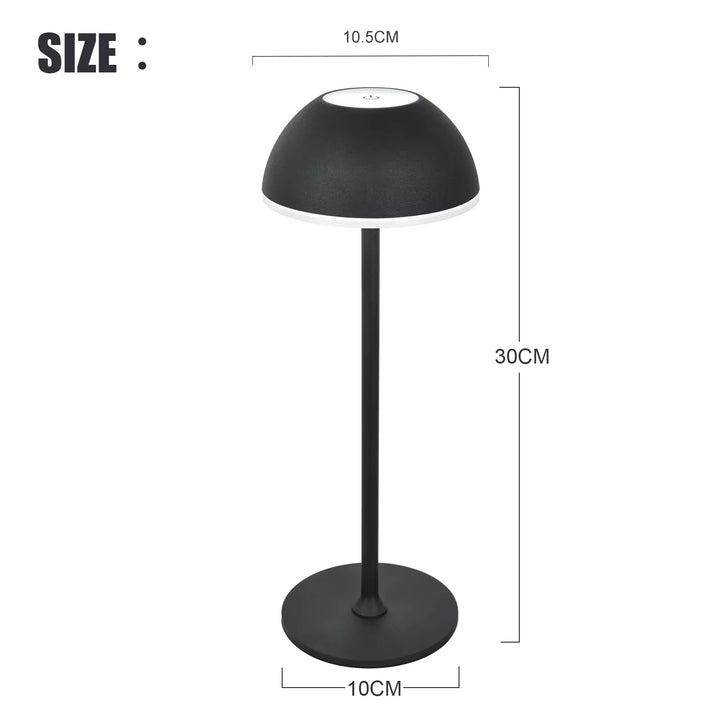 Modern Rechargeable LED Table Lamp - Touch Dimmable with USB-C Charging