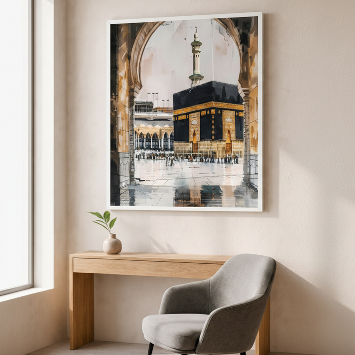 Al Kaaba Sacred Canvas Wall Art