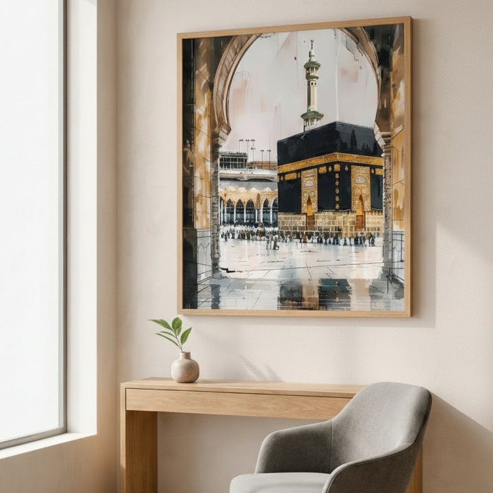 Al Kaaba Sacred Canvas Wall Art