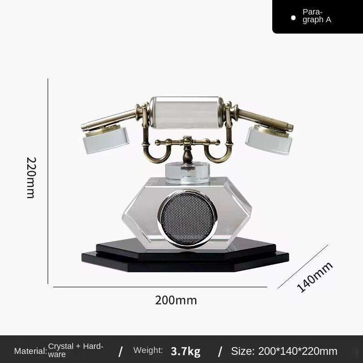 Vintage Crystal Telephone Decor