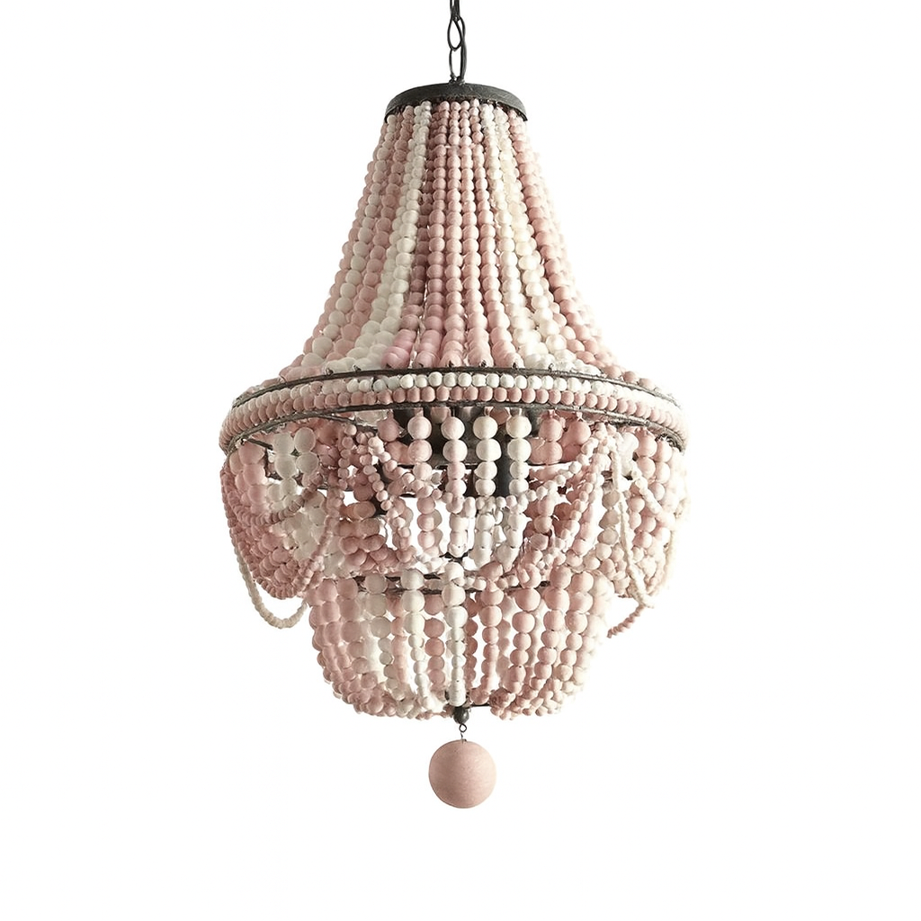 Boho Beaded Chandelier