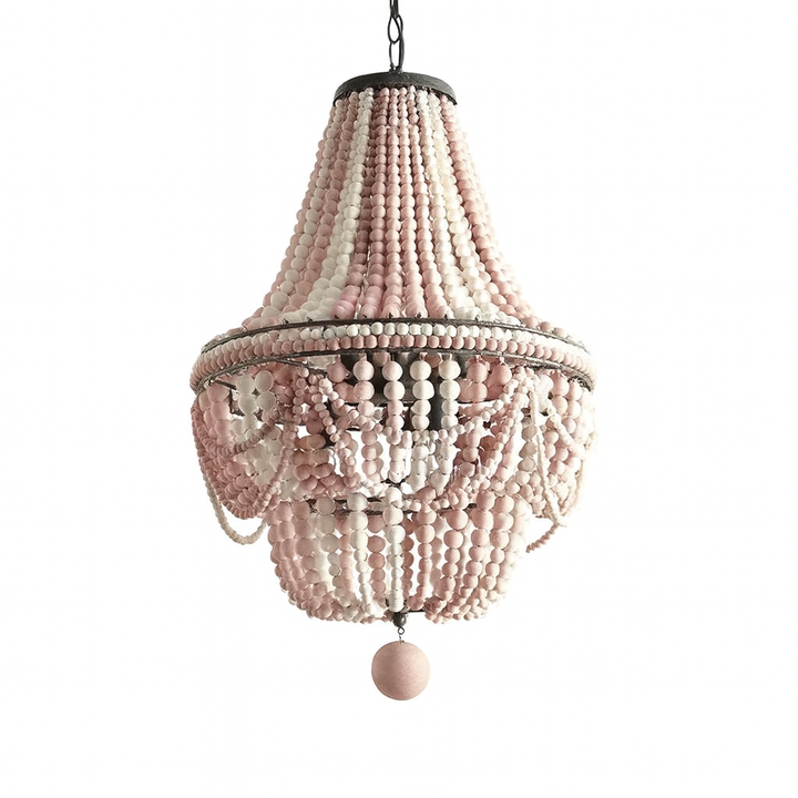 Boho Beaded Chandelier