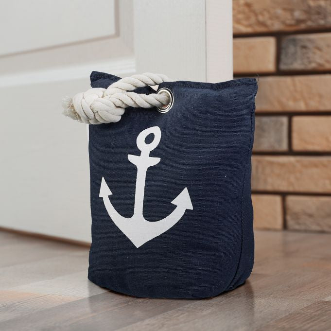 Navy Anchor Door Stopper