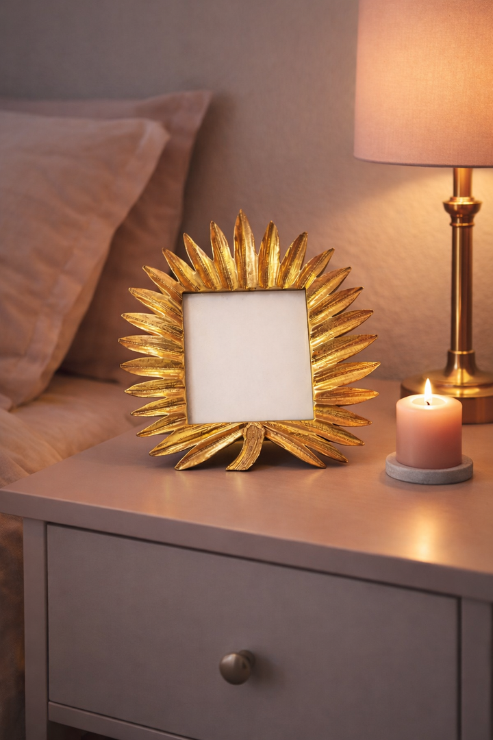 Antique Gold Ornate Photo Frame