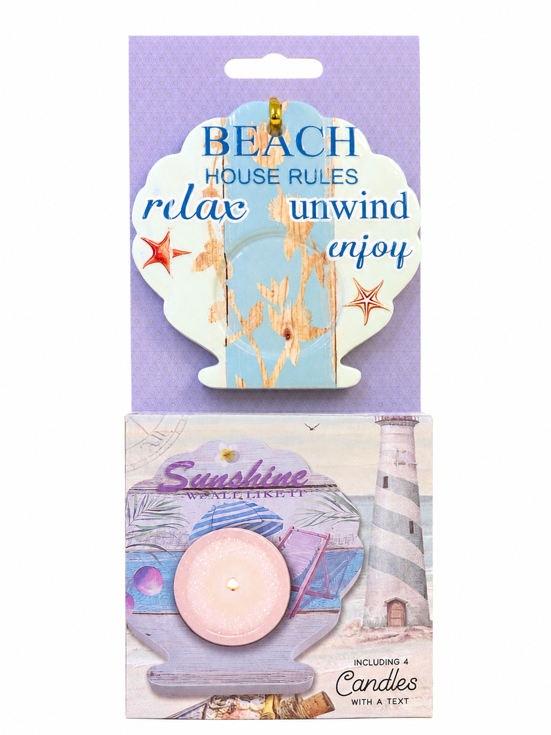 Beach Shell Tealight Holder