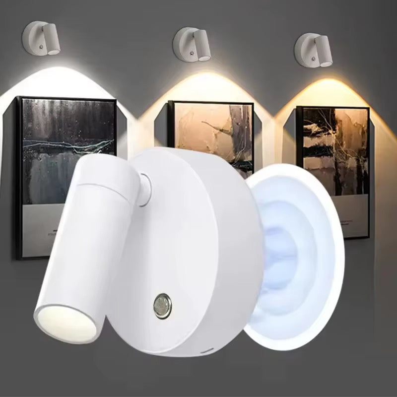 Rechargeable White Wall Spotlight