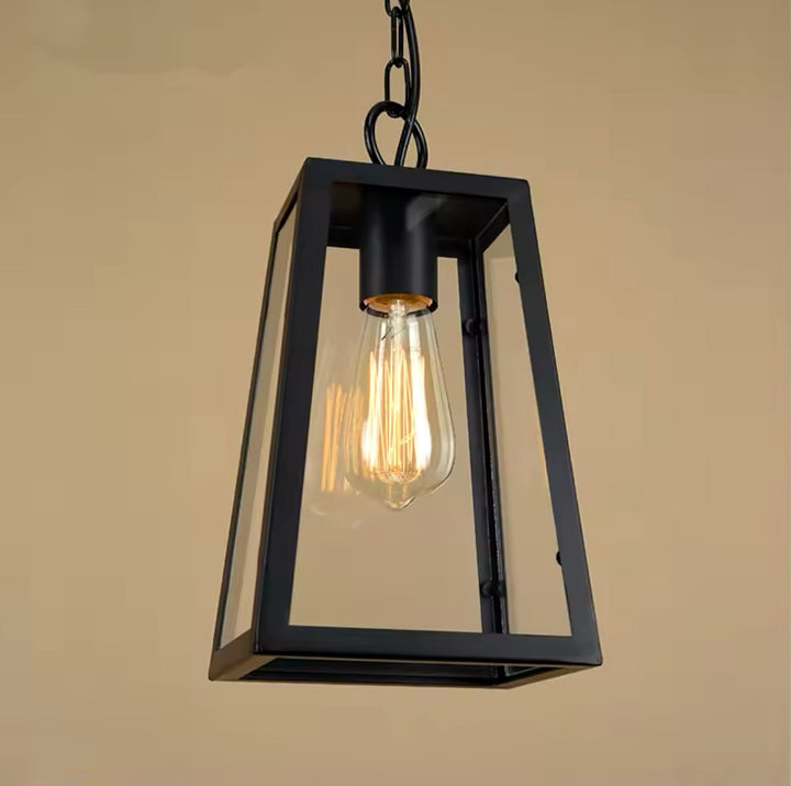 Vintage Industrial Hanging Lantern Pendant Light