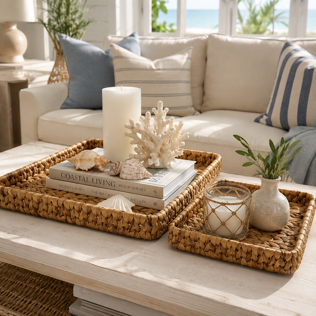 Woven Tray Set of 2