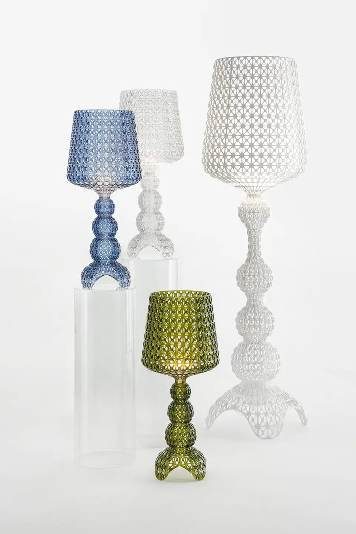 Decorative Table Lamp with Colorful Mesh Design