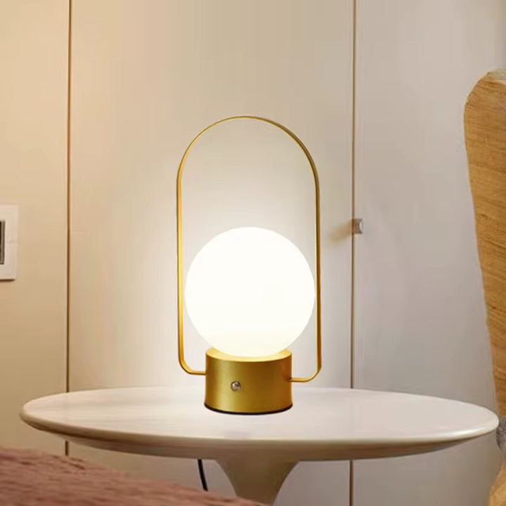 Modern Rechargeable LED Table Lamp - Touch Dimmable with USB-C Charging