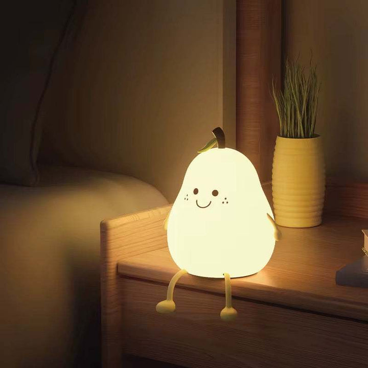 Cute Rechargeable Cartoon Bedside Night Lamp