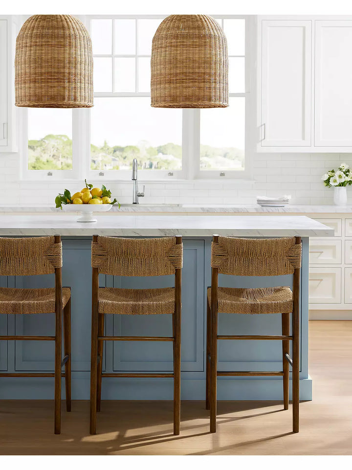 Natural Woven Pendant Light