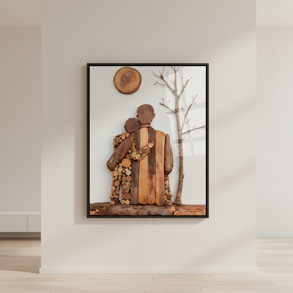 Rustic Family Love Art Canvas