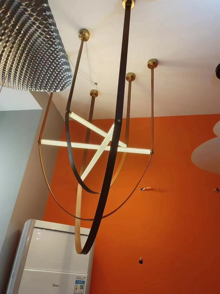 Belt LED Ceiling Chandelier - Set of 3