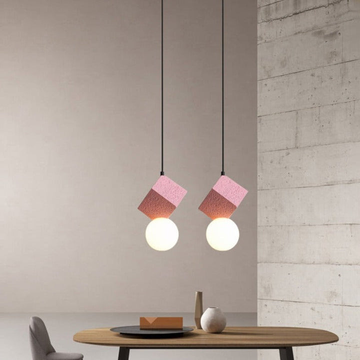 Geometric Globe Pendant Lights