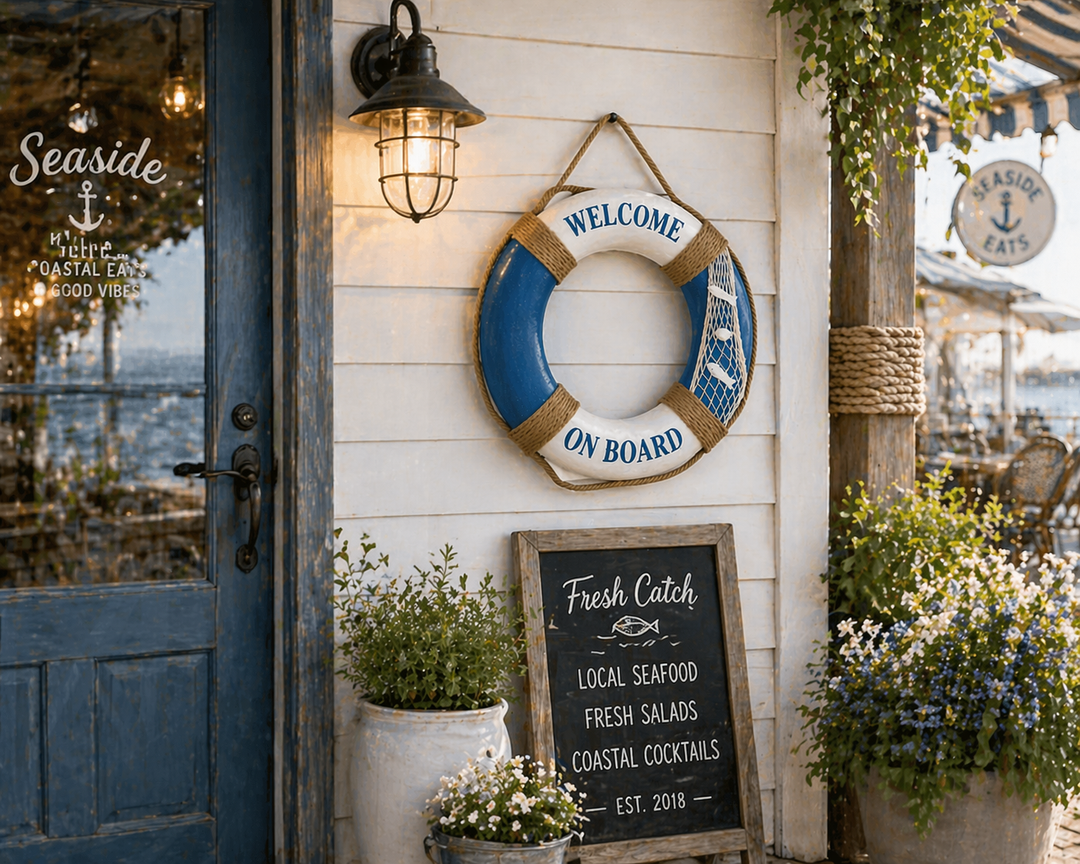 Life Ring Decor Sky Blue