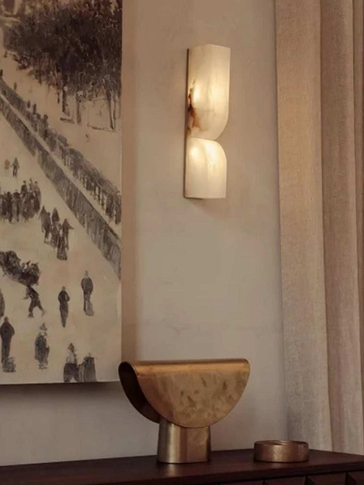 Alabaster Marble Wall Sconce Light