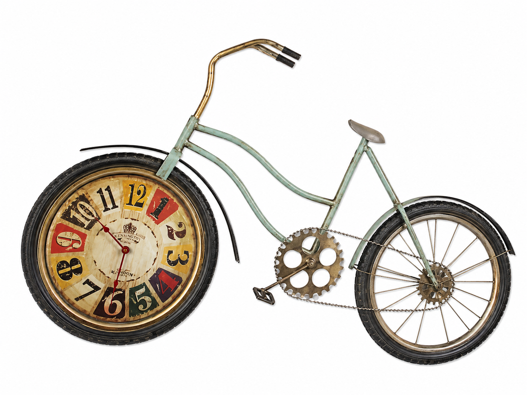 Vintage Bicycle Wall Clock