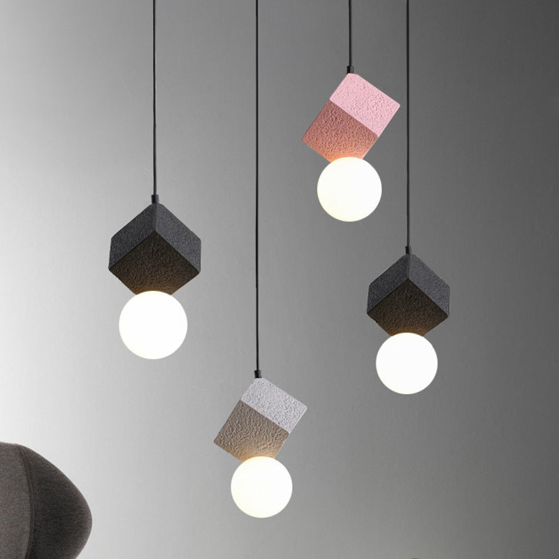 Geometric Globe Pendant Lights