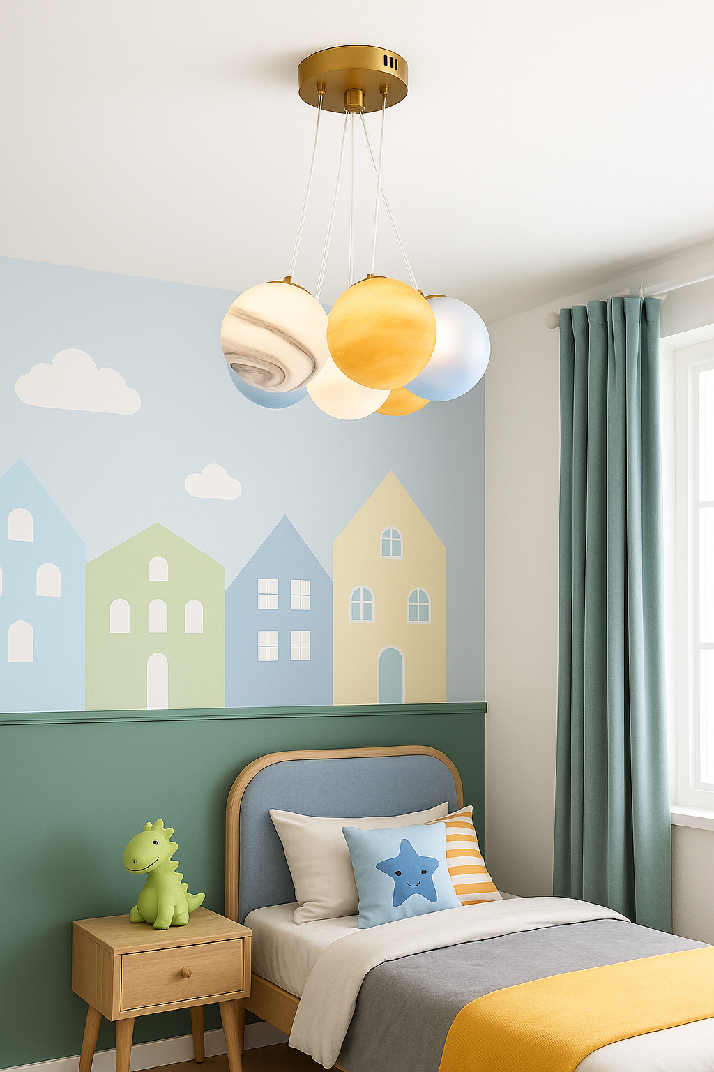 Planet Globe Chandelier Light 7 Heads