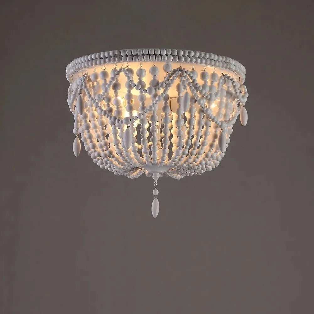 Vintage Beaded Chandelier