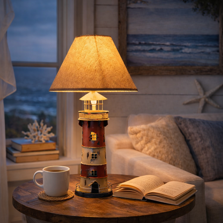 Harbor Lighthouse Table Lamp – Coastal Style