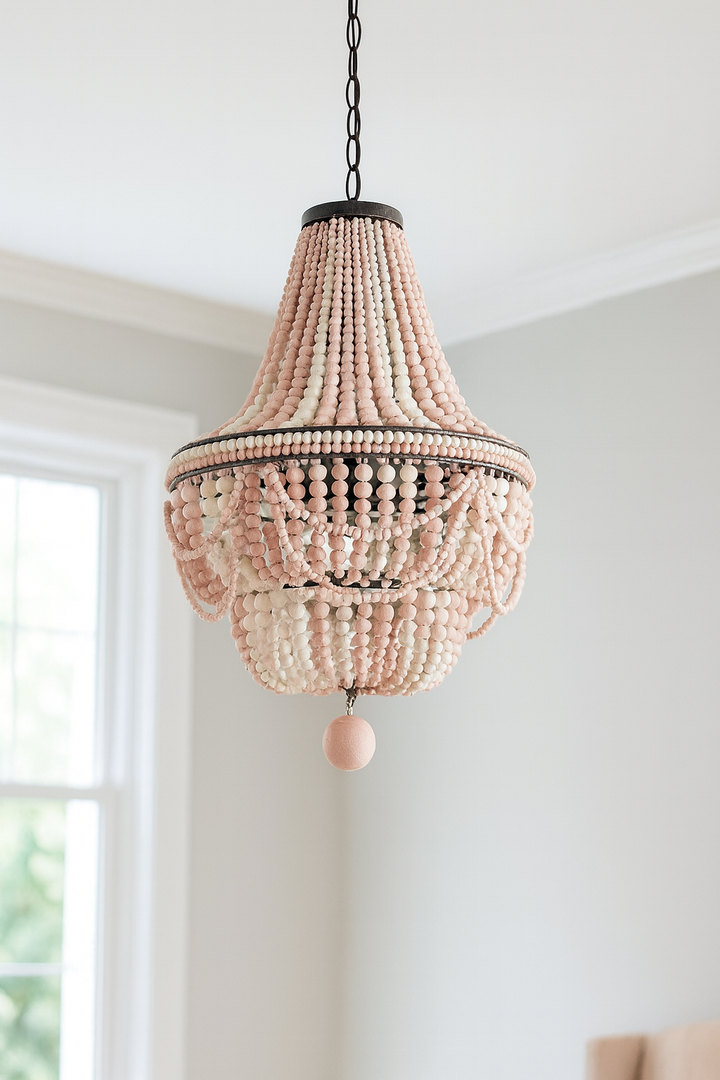 Boho Beaded Chandelier