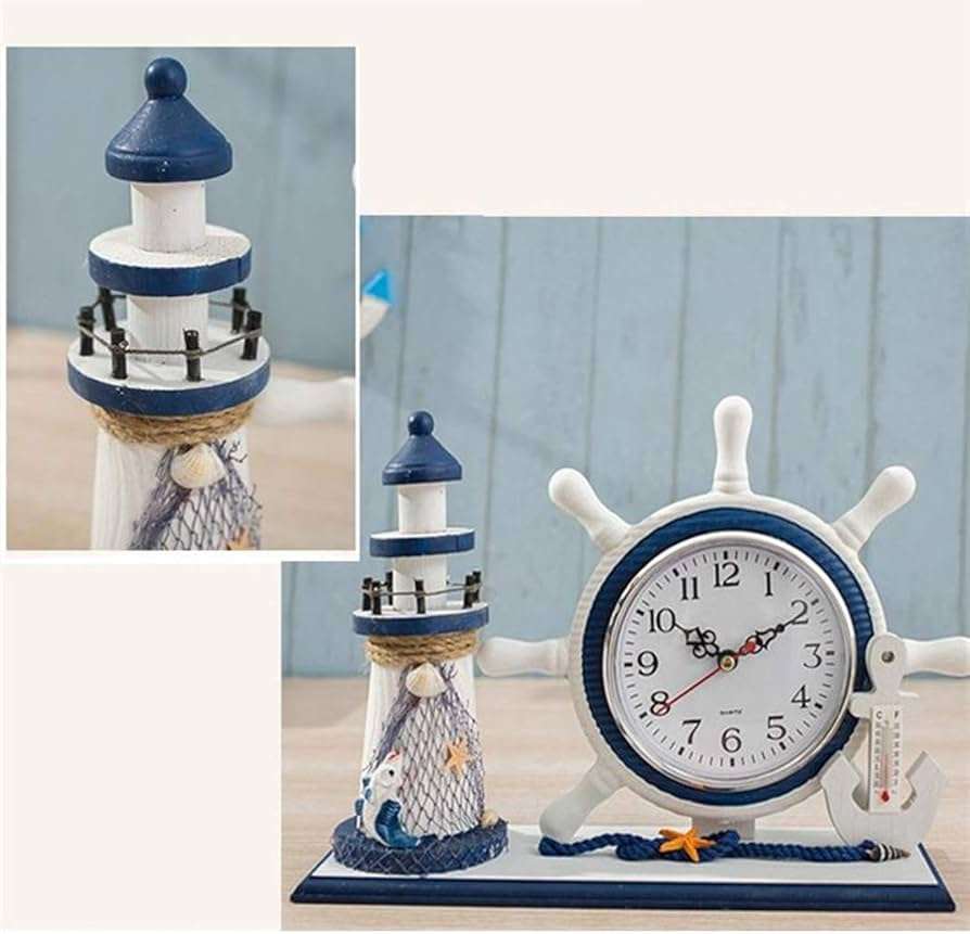 Nautical Table Clock Set