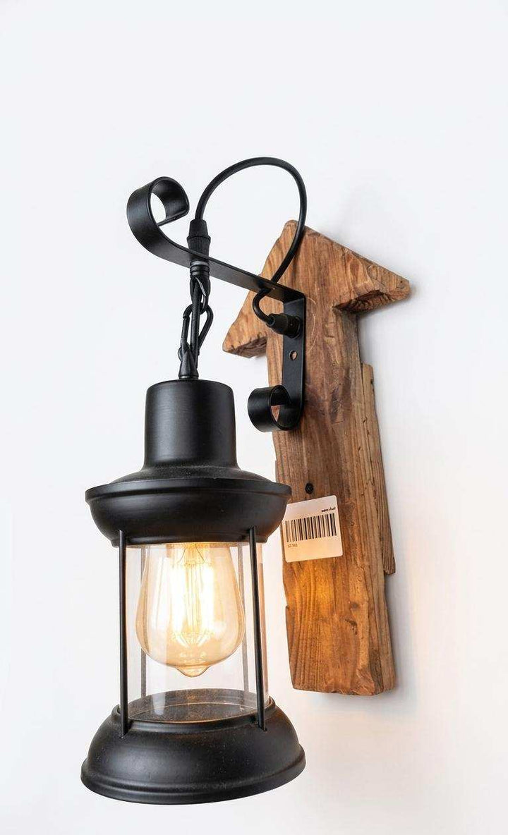 Rustic Wood Wall Sconce - Rustic