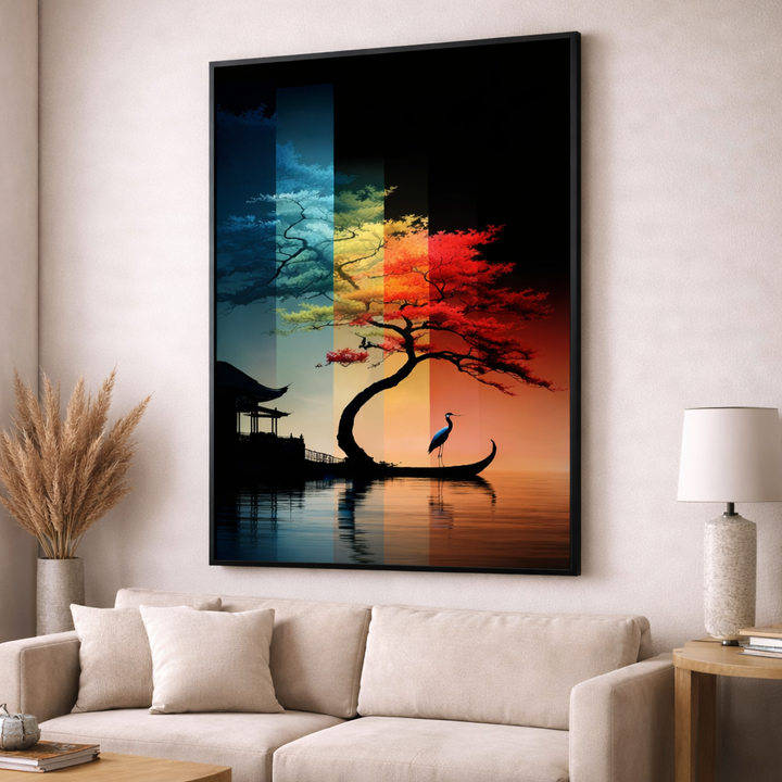 Four Seasons Tree Canvas