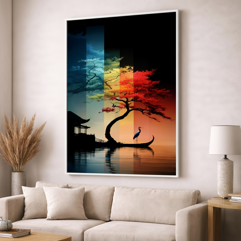 Four Seasons Tree Canvas